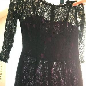 French Connection lacy purple dress- NEW